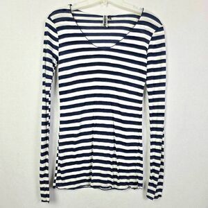 BKE Striped Long Sleeve Top Womens S